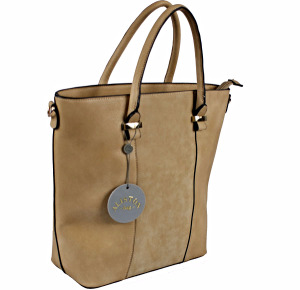 beżowy kuferek -torebka damska