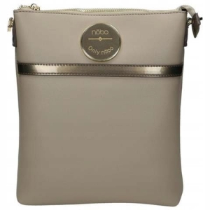 Oryginalna listonoszka Nobo szara – widok spodu i stabilnej podstawy torebki