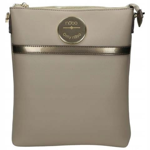 Oryginalna listonoszka Nobo szara – widok spodu i stabilnej podstawy torebki
