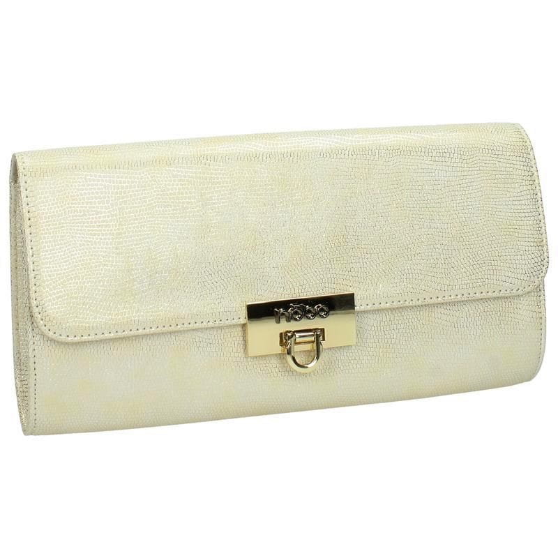 Złota wizytowa torebka damska NOBO listonoszka z ekoskóry