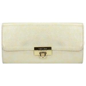 Elegancka złota listonoszka NOBO widok z przodu