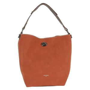 Tania torebka damska worek 2w1 brązowa shopper z saszetką – NIUA