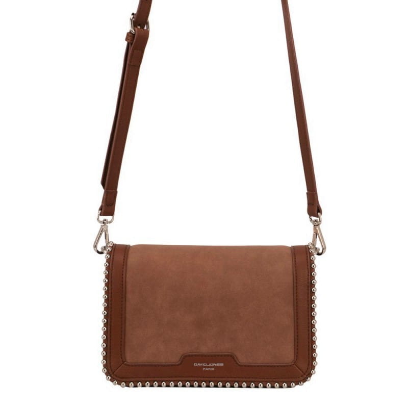 Torebka Listonoszka Brązowa David Jones 6165-2