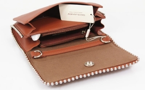 Torebka Listonoszka Brązowa David Jones 6165-2