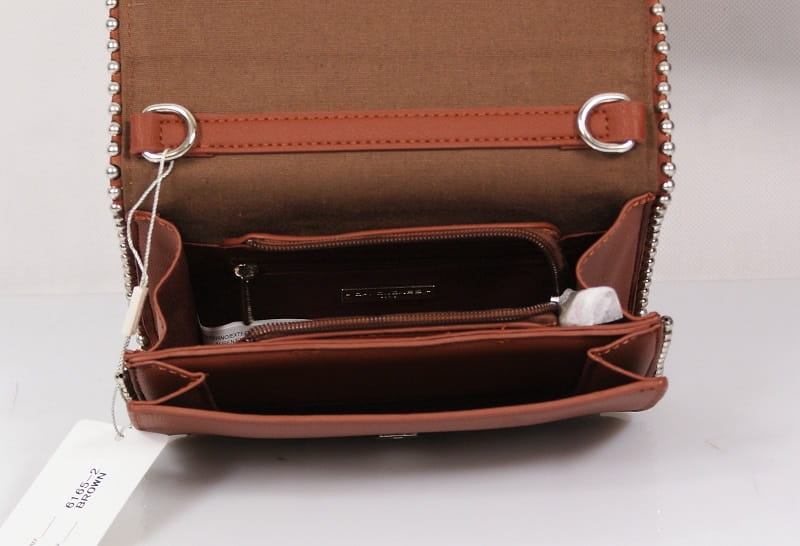 Torebka Listonoszka Brązowa David Jones 6165-2