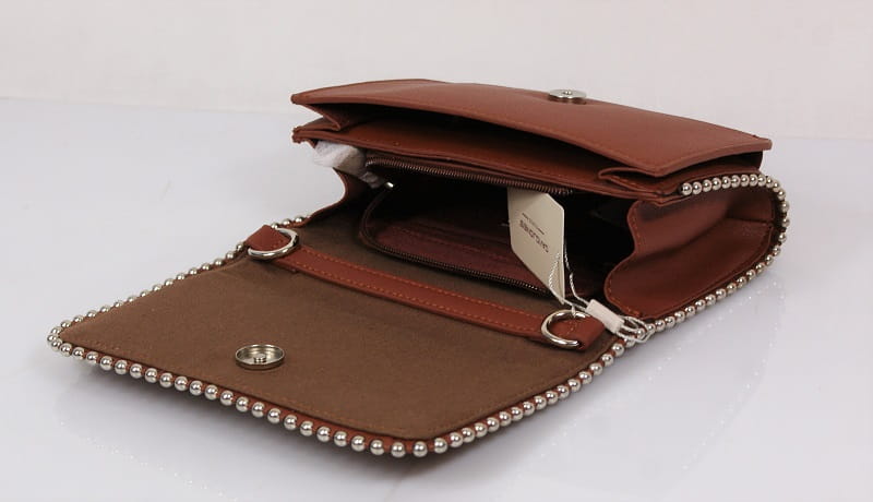 Torebka Listonoszka Brązowa David Jones 6165-2