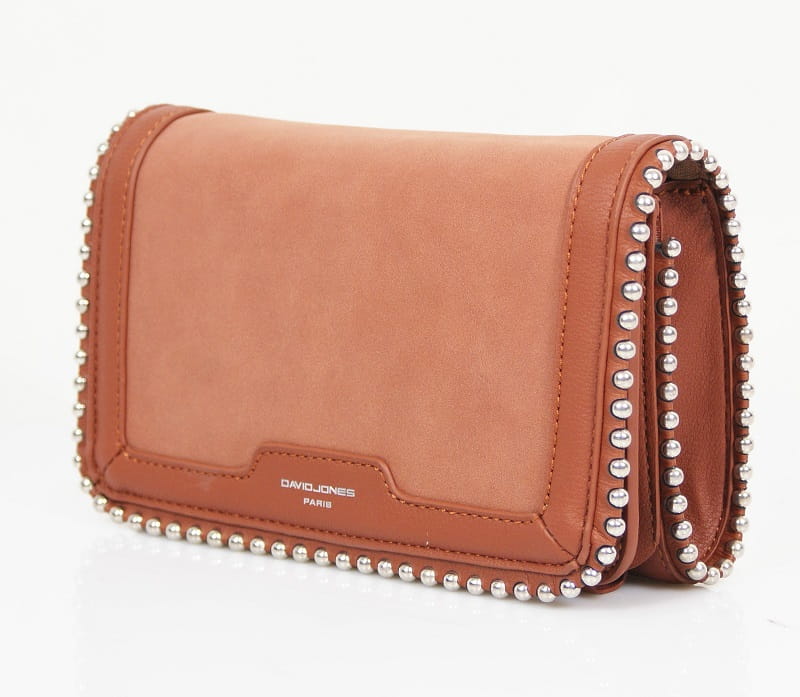 Torebka Listonoszka Brązowa David Jones 6165-2