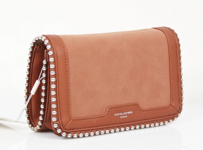 Torebka Listonoszka Brązowa David Jones 6165-2