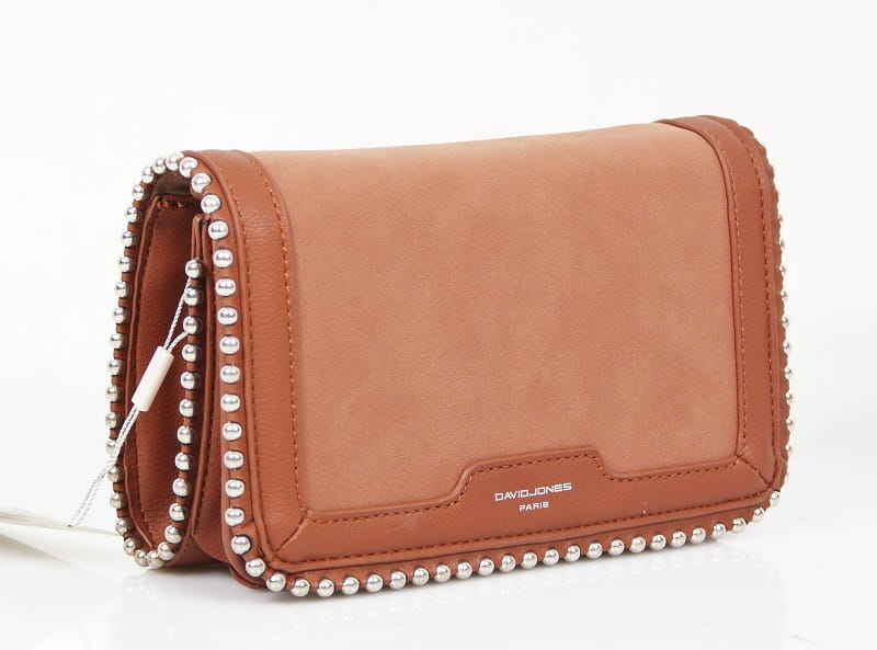 Torebka Listonoszka Brązowa David Jones 6165-2