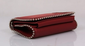 6165-2 Torebka Listonoszka Czerwona David Jones