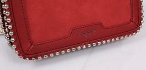 6165-2 Torebka Listonoszka Czerwona David Jones