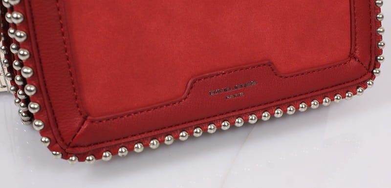 6165-2 Torebka Listonoszka Czerwona David Jones