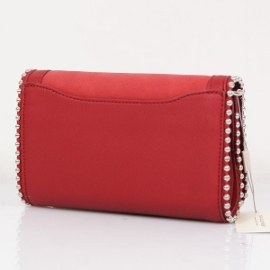 6165-2 Torebka Listonoszka Czerwona David Jones