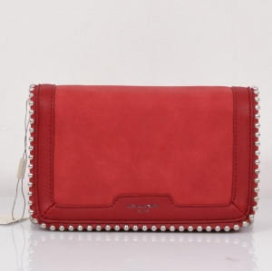 6165-2 Torebka Listonoszka Czerwona David Jones