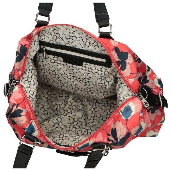 Torebka Nobo, wnętrze z główną komorą i kieszonkami na telefon i drobiazgi