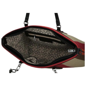 Wnętrze torebki Nobo z trzema kieszonkami na telefon, portfel i drobiazgi