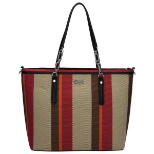 Oryginalna kolorowa torebka damska Nobo w czerwonym odcieniu, wygodna i modna, idealna na co dzień