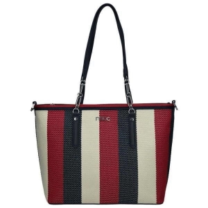 Granatowa lekka torebka damska NOBO z regulowanym paskiem – widok z przodu