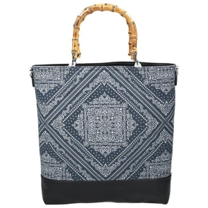 Tył czarnej torebki damskiej Nobo