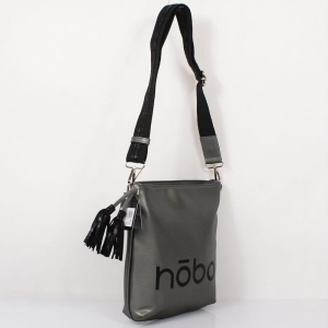 Firmowa raportówka NOBO – widok z boku, regulowany pasek crossbody