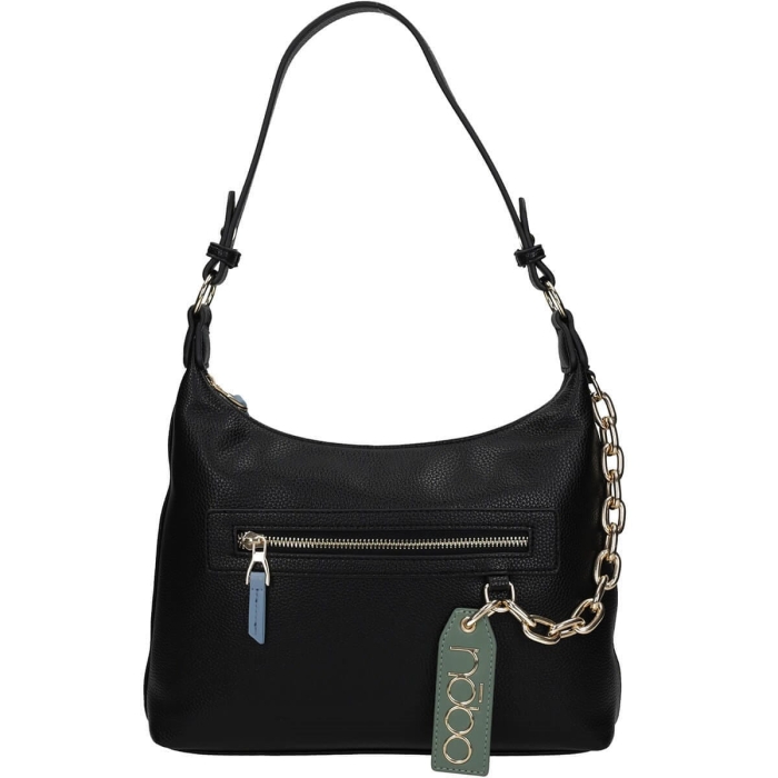 Czarna torebka damska Nobo w stylu kuferka – widok przodu