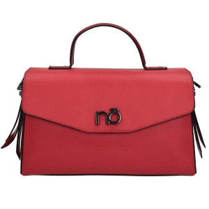 Czerwona torebka kuferek Nobo – elegancki firmowy model damski, widok z przodu