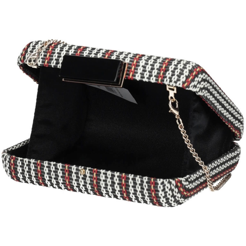 Wnętrze torebki damskiej Nobo K2130, pojemna komora i kieszeń na drobiazgi