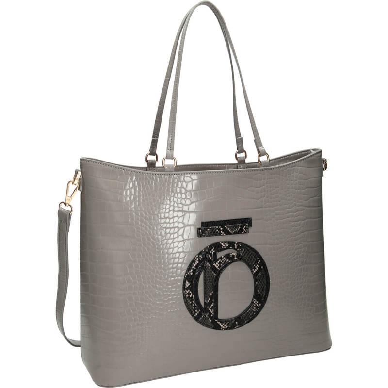 Duża torebka Nobo z eko skóry – widok z boku