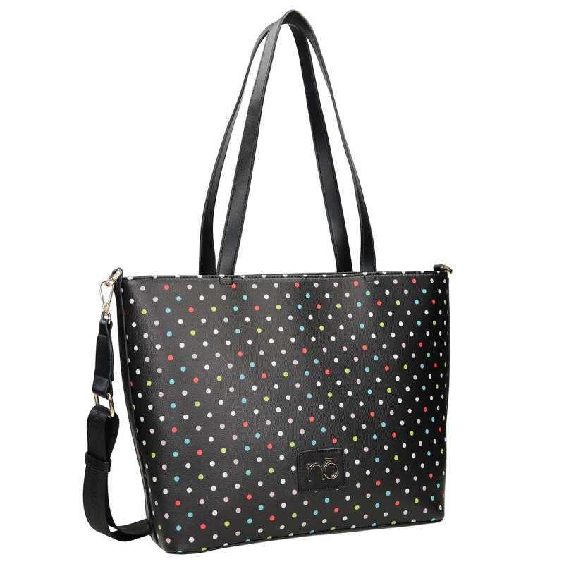 Multi Kolorowa Shopperka Torebka Damska Nobo-m0830