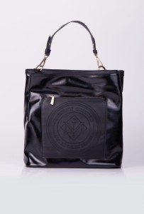 Czarna Shopper Torebka Damska Monnari -BAGA910