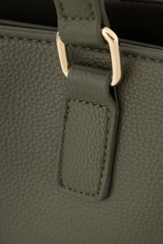 Zielona Wygodna Shopper Torebka Damska Nobo-N0390