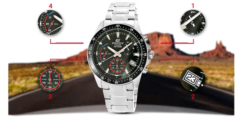 Zegarek Męski CASIO EDIFICE EFV-540D-1AVUEF