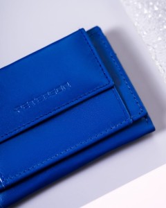 Mały, skórzany portfel damski z systemem RFID Protect — Peterson