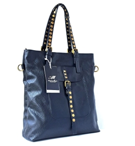 Czarna Duża Miejska Torebka Damska