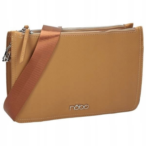 Nowa torebka damska NOBO – listonoszka raportówka, trzy komory, widok z przodu