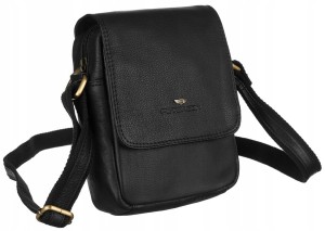 Listonoszka męska ze skóry naturalnej