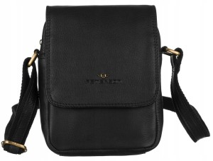 Listonoszka męska ze skóry naturalnej