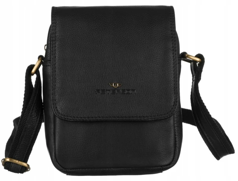 Listonoszka męska ze skóry naturalnej