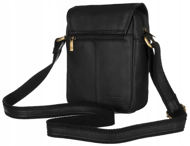 Listonoszka męska ze skóry naturalnej