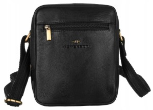 Listonoszka męska ze skóry naturalnej