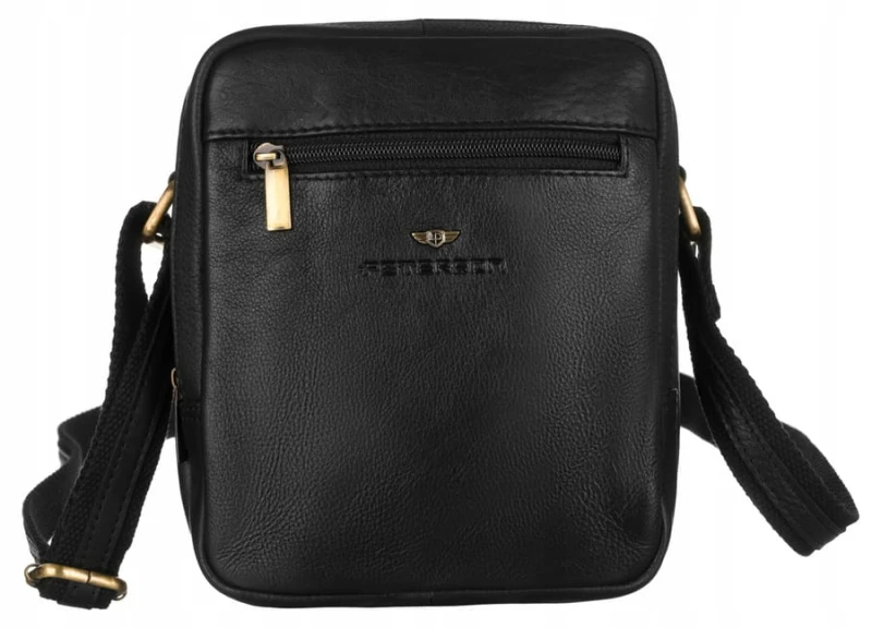 Listonoszka męska ze skóry naturalnej