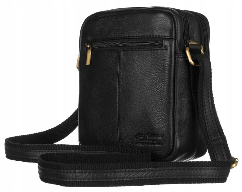 Listonoszka męska ze skóry naturalnej