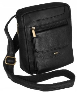 Męska listonoszka ze skóry naturalnej