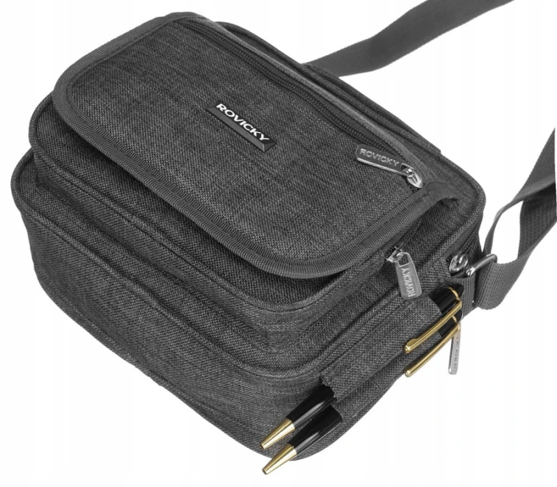 Praktyczna listonoszka męska z poliestru