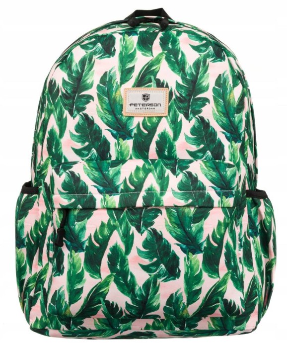 Duży, zielony pojemny plecak damski