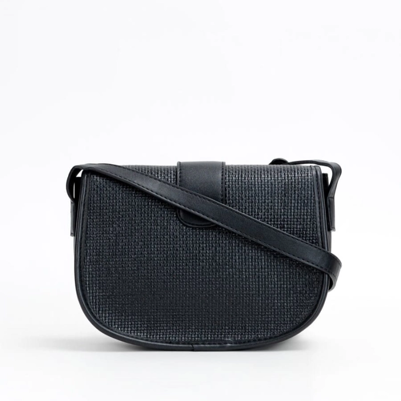 Czarna wizytowa torebka damska Femestage BAG1400 – tył modelu