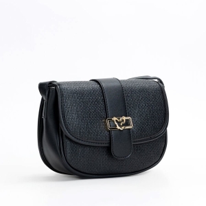 Czarna torebka damska crossbody Femestage BAG1400 – widok z przodu