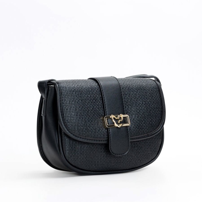 Czarna torebka damska crossbody Femestage BAG1400 – widok z przodu