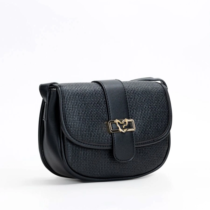 Czarna torebka damska crossbody Femestage BAG1400 – widok z przodu