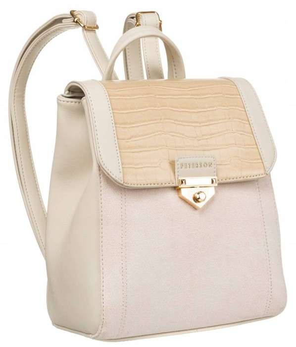 Plecaczek damski ze skóry ekologicznej